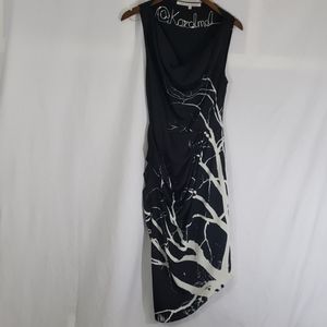 Rachel Roy Asymmetrical Midi Dress Size 10